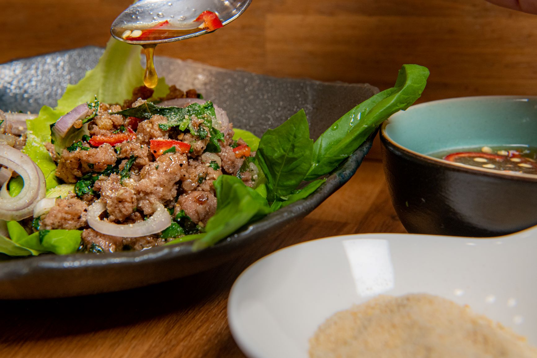 Thai Larb Salad (keto option)