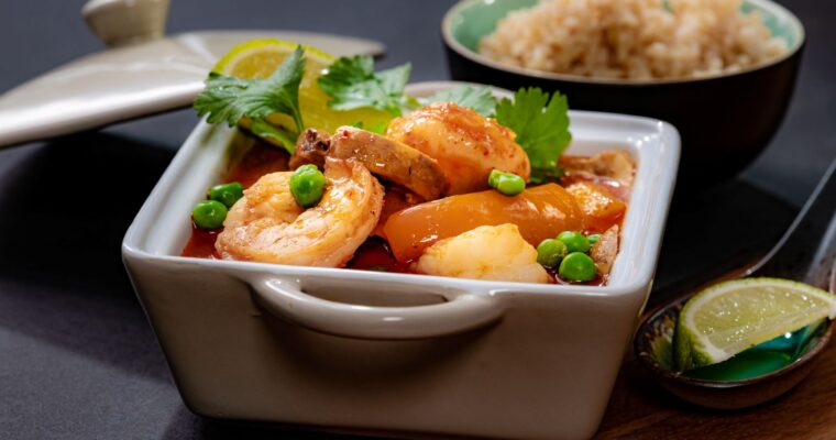 Thai Red Curry with Shrimp