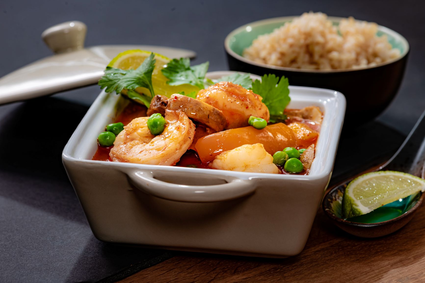 Thai Red Curry with Shrimp