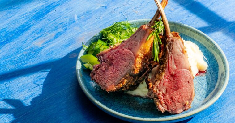 Hazelnut Crusted Rack of Lamb