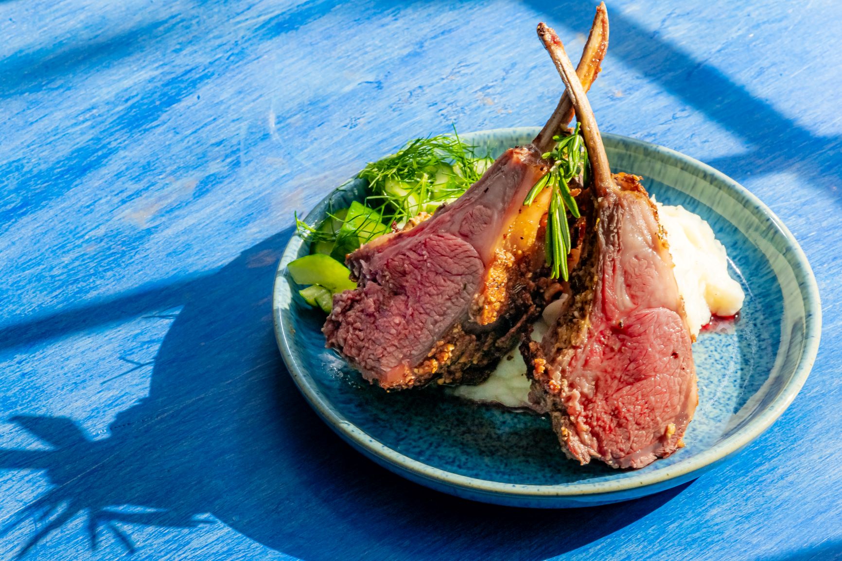 Hazelnut Crusted Rack of Lamb